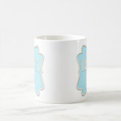 "Drink Me" Märchen Tee Party Pastel Blue Kaffeetasse (Mittel)