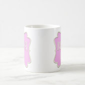 "Drink Me" Märchengebäck Party Pastel Pink Kaffeetasse (Mittel)