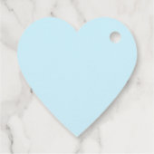 "Drink Me" Tee Party Blue Heart Personalisiert Geschenkanhänger (Rückseite)