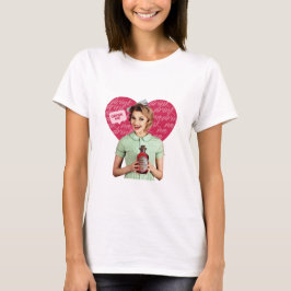 Drink Me Vintag Pinup Alice T-Shirt