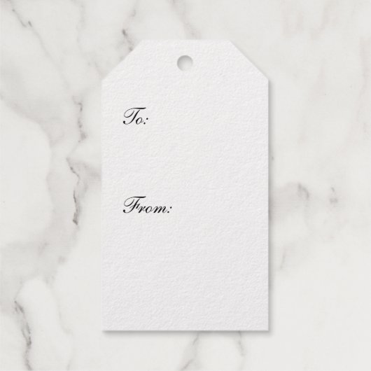 "Drink Me" Wunderland Tee Party Custom Gold Geschenkanhänger (Rückseite)