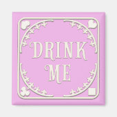 "Drink Me" Wunderland Tee Party in Rosa Magnet (Vorne)