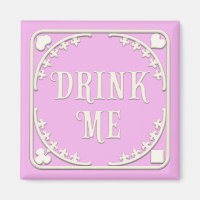 "Drink Me" Wunderland Tee Party in Rosa