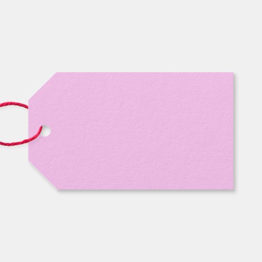 "Drink Me" Wunderland Tee Party Rosa Personalisier Geschenkanhänger (Rückseite Horizontal)