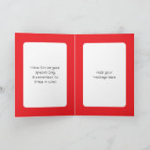 Drink more coffee white red birthday karte (Innenseite)