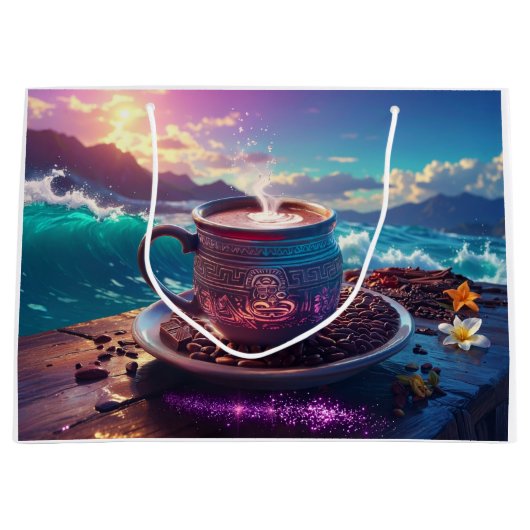 DRINK OF THE GODS - COCOA GROßE GESCHENKTÜTE (Vorderseite)