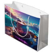 DRINK OF THE GODS - COCOA GROßE GESCHENKTÜTE (Rückseite Schrägansicht)