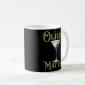Drink Olives Matter Martini Drinker Kaffeetasse (VorderseiteRechts)