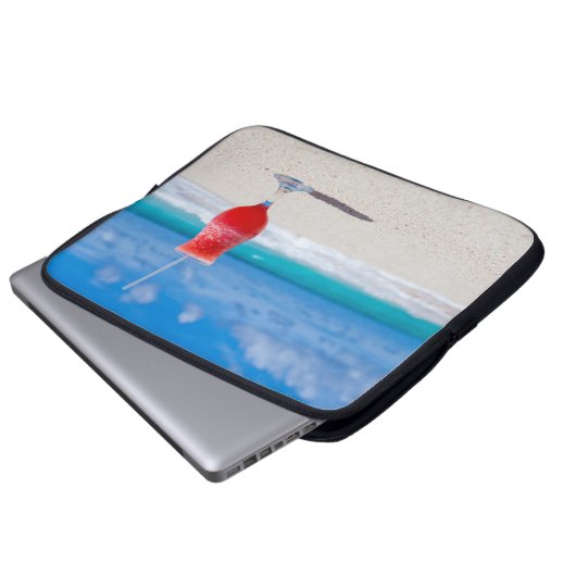 Drink On Beach Notebook-Hülle Laptopschutzhülle (Vorne Knopf)