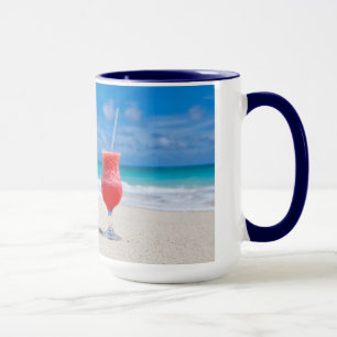 Drink On Beach Tasse - wählen Sie Stil & Farbe
