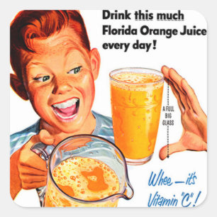 DRINK ORANGE JUICE Aufkleber