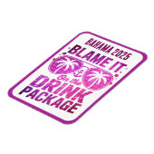 Drink Package Cruise Ship Stateroom Magnet (Linke Seite)