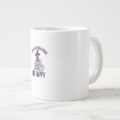 Drink Read Books Whimsigoth Halloween Design Jumbo-Tasse (Vorderseite Rechts)