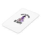 Drink Read Books Whimsigoth Halloween Design Magnet (Linke Seite)