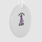 Drink Read Books Whimsigoth Halloween Design Ornament (Vorderseite)