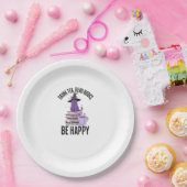 Drink Read Books Whimsigoth Halloween Design Pappteller (Party)