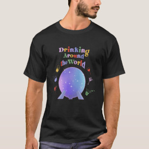 Drink rund um die Welt Showcase Tour Adult Vacatio T-Shirt