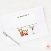 Drink Sticker Marker Name Christmas Labels Party (Umschlag)