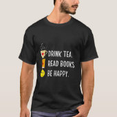 Drink Tee lesen Bücher glücklich Librarians Bookwo (Vorderseite)