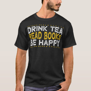 Drink Tee lesen Bücher glücklich sein 2