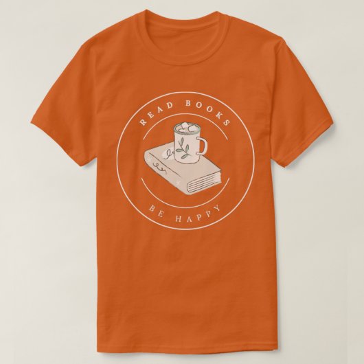 Drink Tee lesen Bücher glücklich sein 5 (Design vorne)