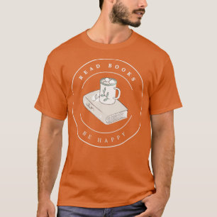 Drink Tee lesen Bücher glücklich sein 5