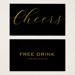 Drink-Ticket für Black Event-Unternehmen