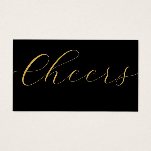 Drink-Ticket für Black Event-Unternehmen (Vorderseite)