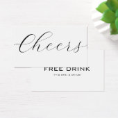 Drink-Ticket für Veranstaltungen (Schreibtisch)