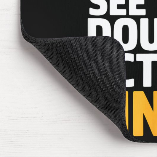 Drink Triple See Double Act Single - Funny Drinkin Mousepad (Ecke)