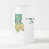 "Drink up & Be Irish!" Tasse (Vorderseite Links)