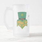 "Drink up & Be Irish!" Tasse (Links)