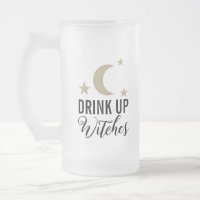 Drink up Hexen lustigen niedlichen Mond und Sterne