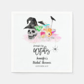 Drink Up Whitches Halloween Brautparty Napkins Serviette (Vorderseite)