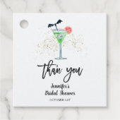 Drink Up Whitches Halloween Cocktail Brautparty Geschenkanhänger (Vorderseite)