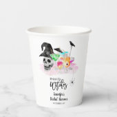 Drink Up Whitches Halloween Cocktail Brautparty Pappbecher (Rückseite)