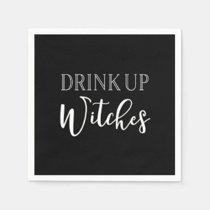 Drink Up Witches Halloween Napkins Serviette