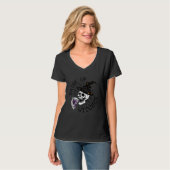 Drink Up Witches  Witch Hat Drinking Skull Hallowe T-Shirt (Vorderseite Vollansicht)