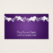 Drink Voucher Grunge Herz Lila (Rückseite)