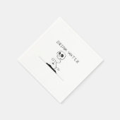 Drink Water - Eat Drink And Be Scary Retro Classic Serviette (Ecke)