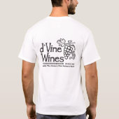 d'Rink Wein T-Shirt (Rückseite)