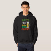 Drink With Firefighter Firefighter St Patricks Day Hoodie (Vorne ganz)