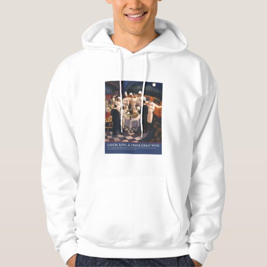 DrinkGreatWine Schweiß Hoodie (Vorderseite)
