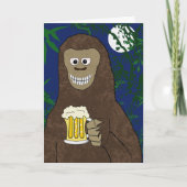 Drinkin' Bigfoot Karte (Vorderseite)
