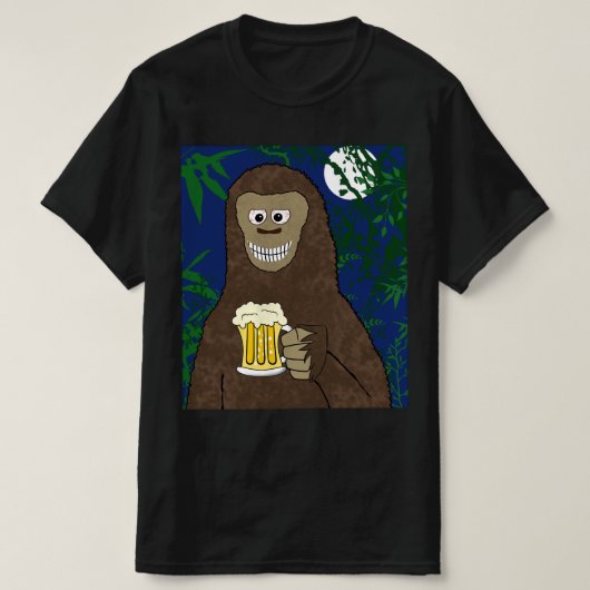 Drinkin' Bigfoot T-Shirt (Design vorne)