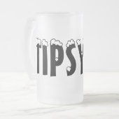 DRINKIN MATTGLAS BIERGLAS (Vorderseite Links)