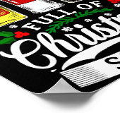 Drinking Alcohol Christmas Party Gift Full Of Chri Poster (Ecke)