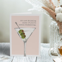Drinking Alone | Funny Social Distancing Greeting