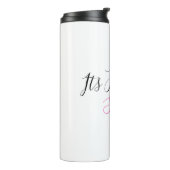 Drinking Bottle Fun Time Smile Art Design |  Thermosbecher (Nach links gedreht)