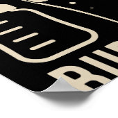 Drinking Buddies Dad Grandpa New Baby Beer And Bot Poster (Ecke)